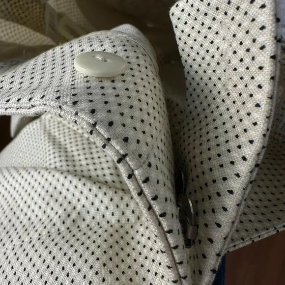 LOFT Petites Marisa‎ Polka Dot Shorts, Size 6P, Cream w/ Black/White Dots, NWOT - Picture 9 of 9